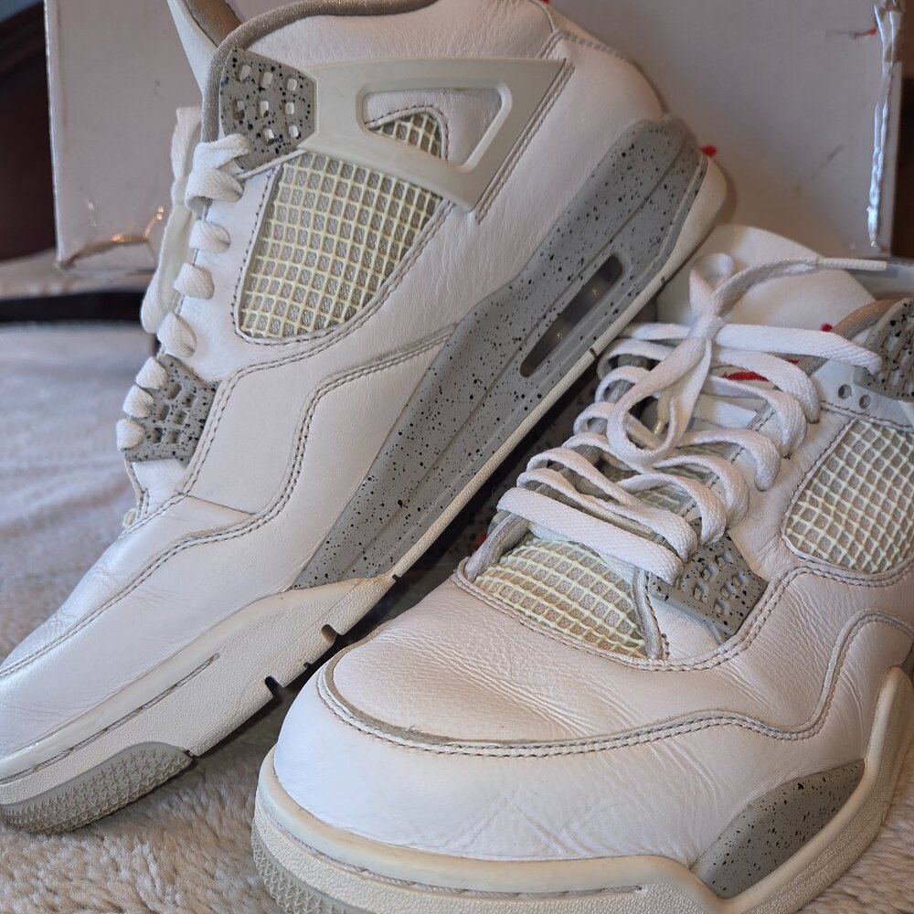 Air Jordan 4 Retro White Oreo (CT8527-100) - Men's sz 13